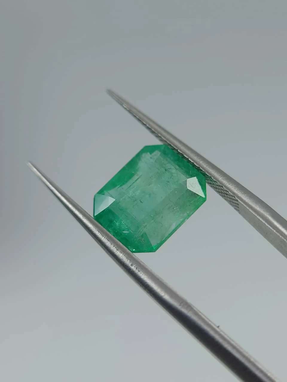 3.14ct Natural Octagon Cut Emerald from Afghanistan — view 5
